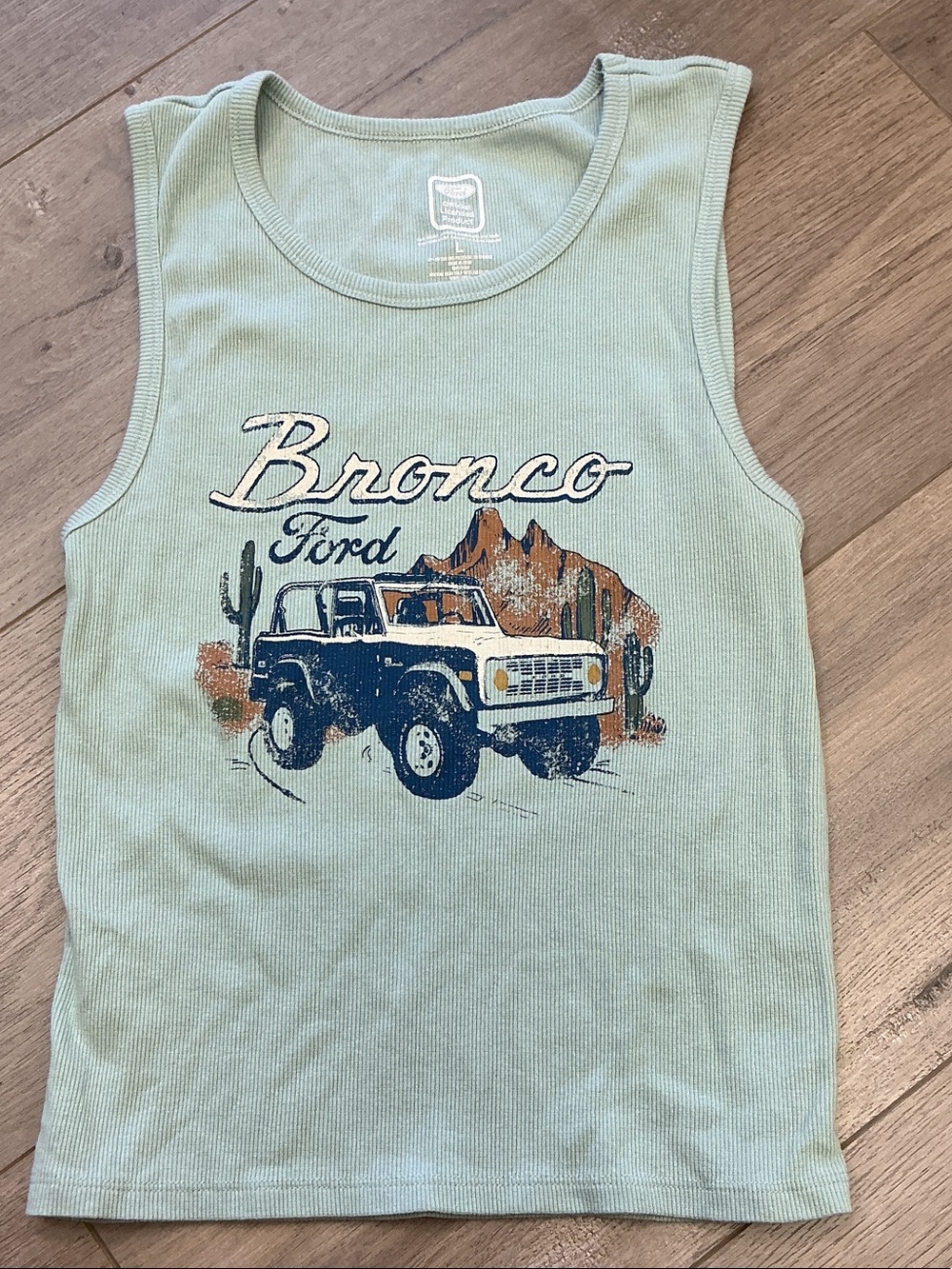 Ford ribbed Tank Top Bronco Graphic